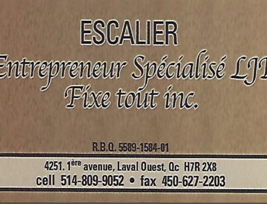ENTREPRENEUR SPÉCIALISÉ LJP FIXE TOUT INC