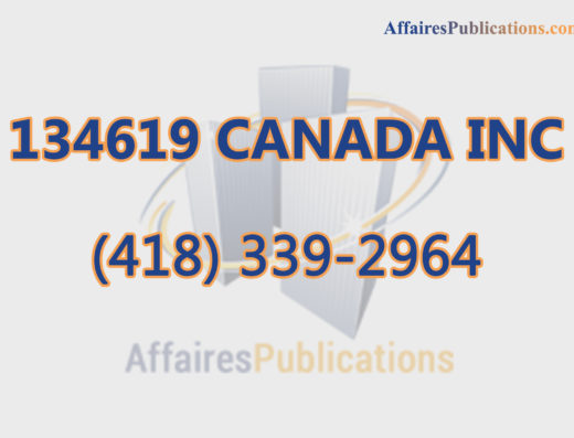 134619 CANADA INC