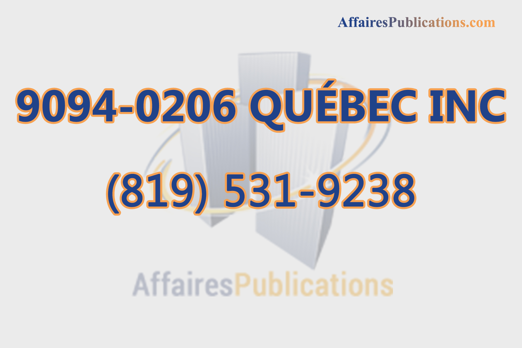 9094-0206 QUÉBEC INC