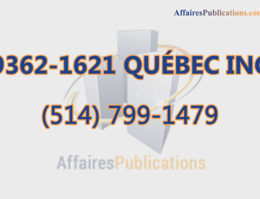 9362-1621 QUÉBEC INC