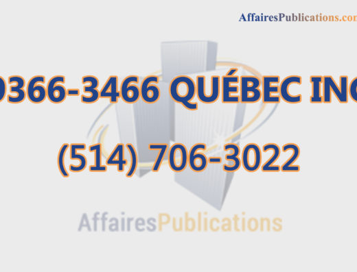 9366-3466 QUÉBEC INC
