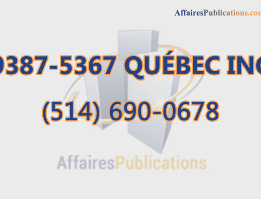 9387-5367 QUÉBEC INC