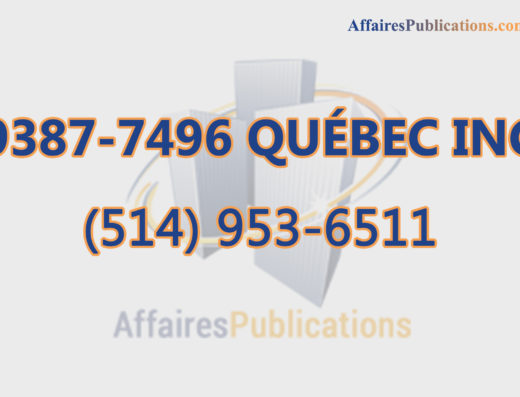 9387-7496 QUÉBEC INC