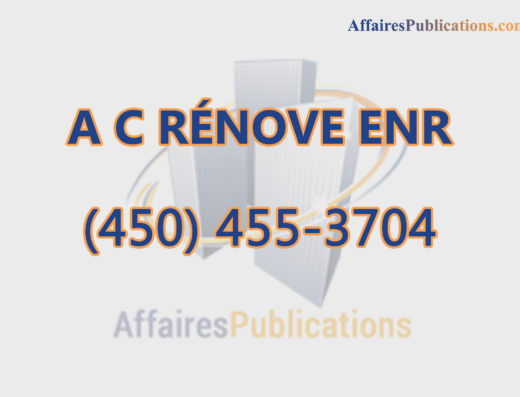 A C RÉNOVE ENR