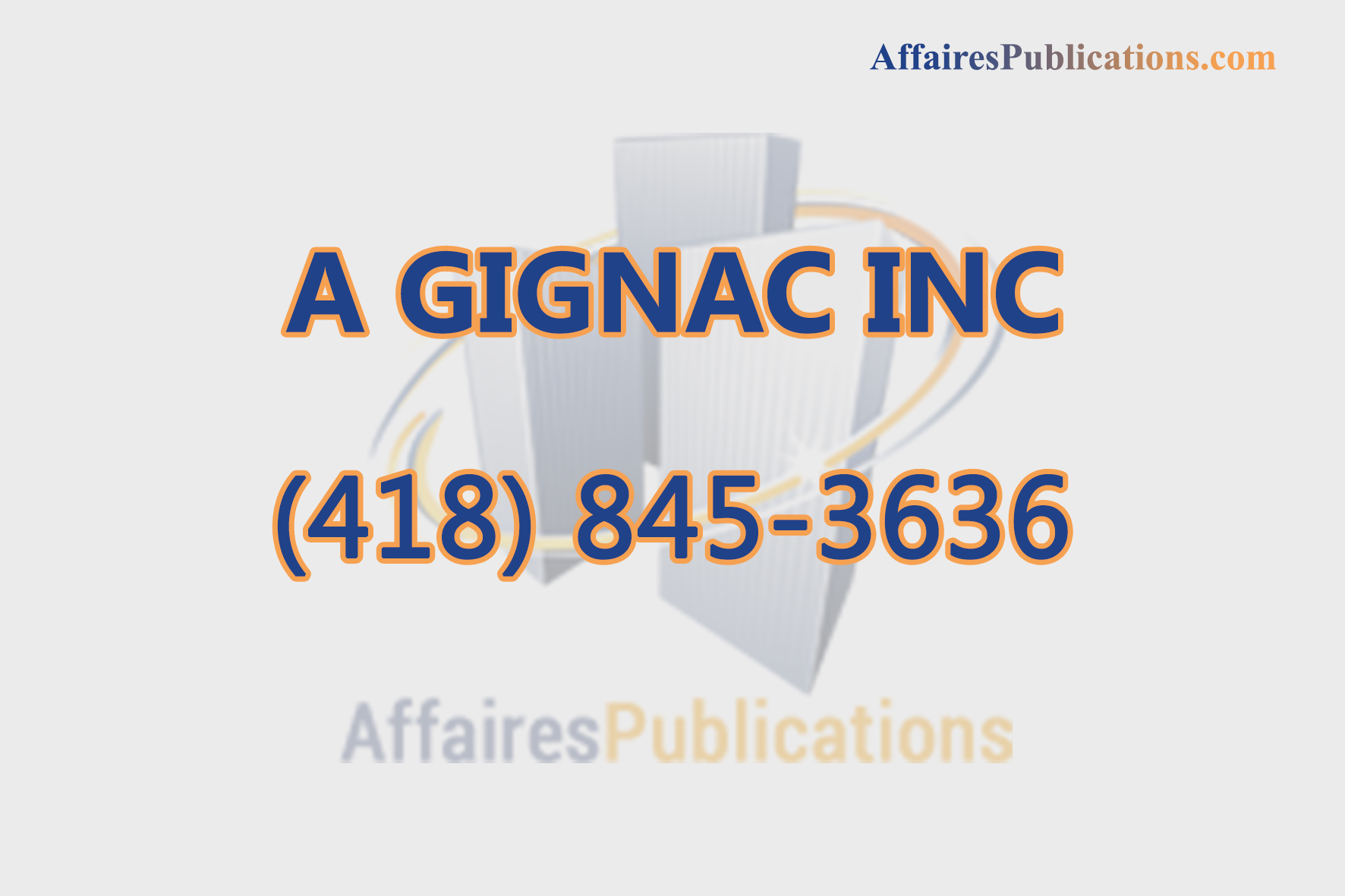 A GIGNAC INC