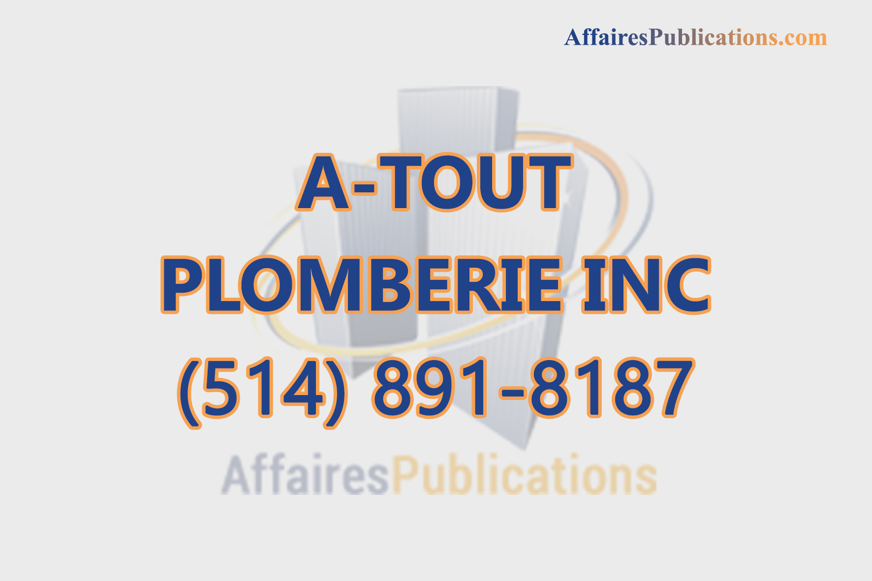 A-TOUT PLOMBERIE INC
