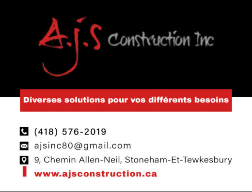A.J.S. CONSTRUCTION INC