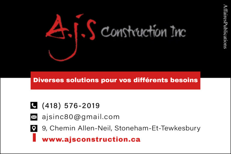 A.J.S. CONSTRUCTION INC