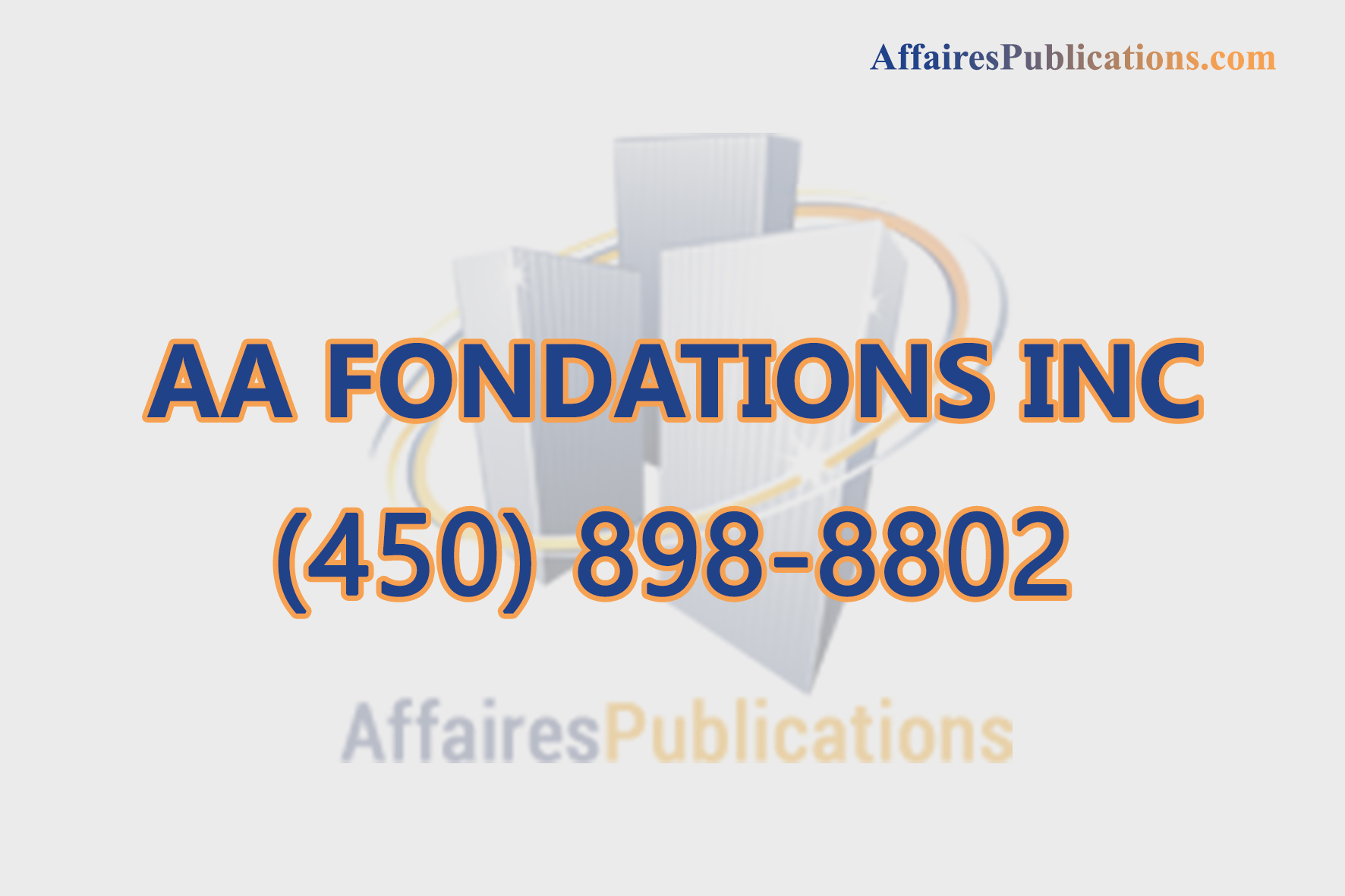 AA FONDATIONS INC