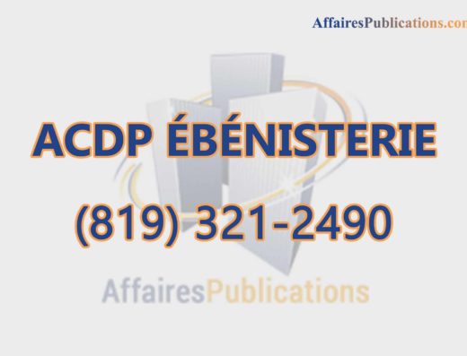 ACDP ÉBÉNISTERIE INC