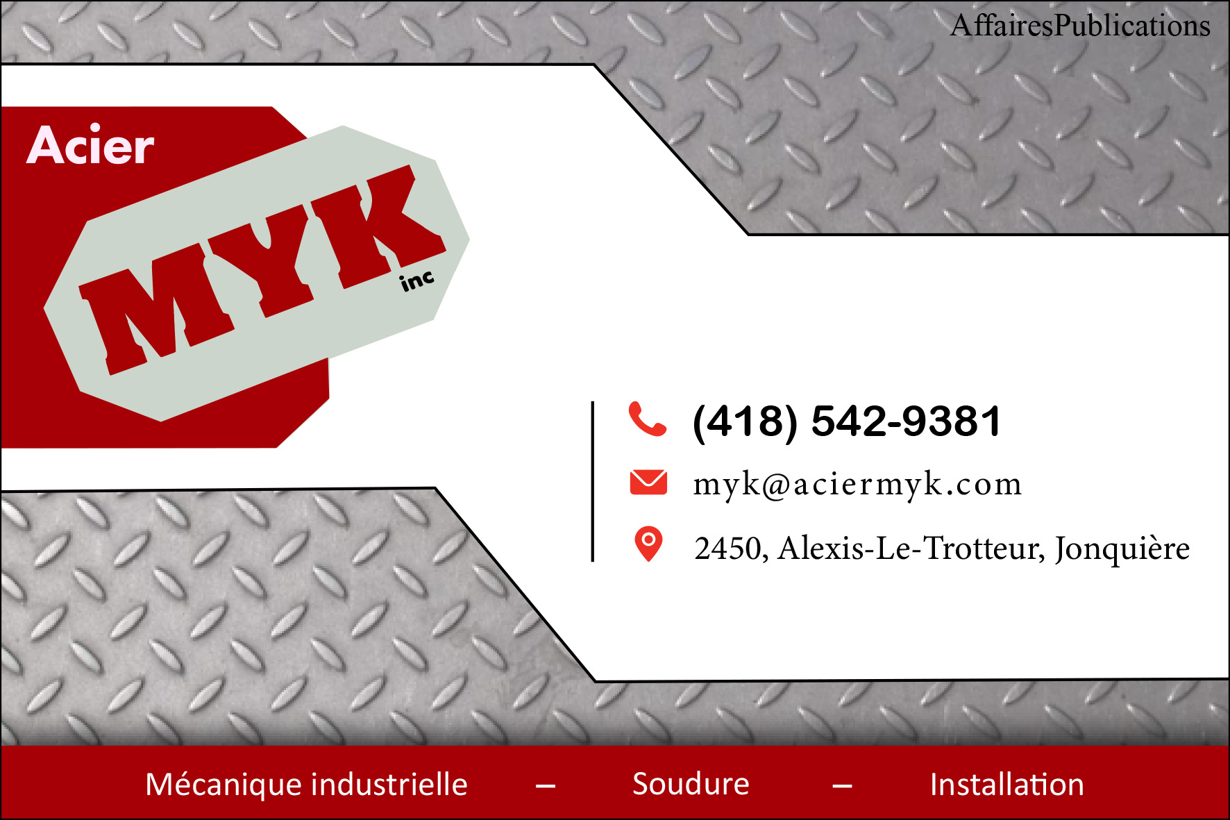 ACIER MYK INC