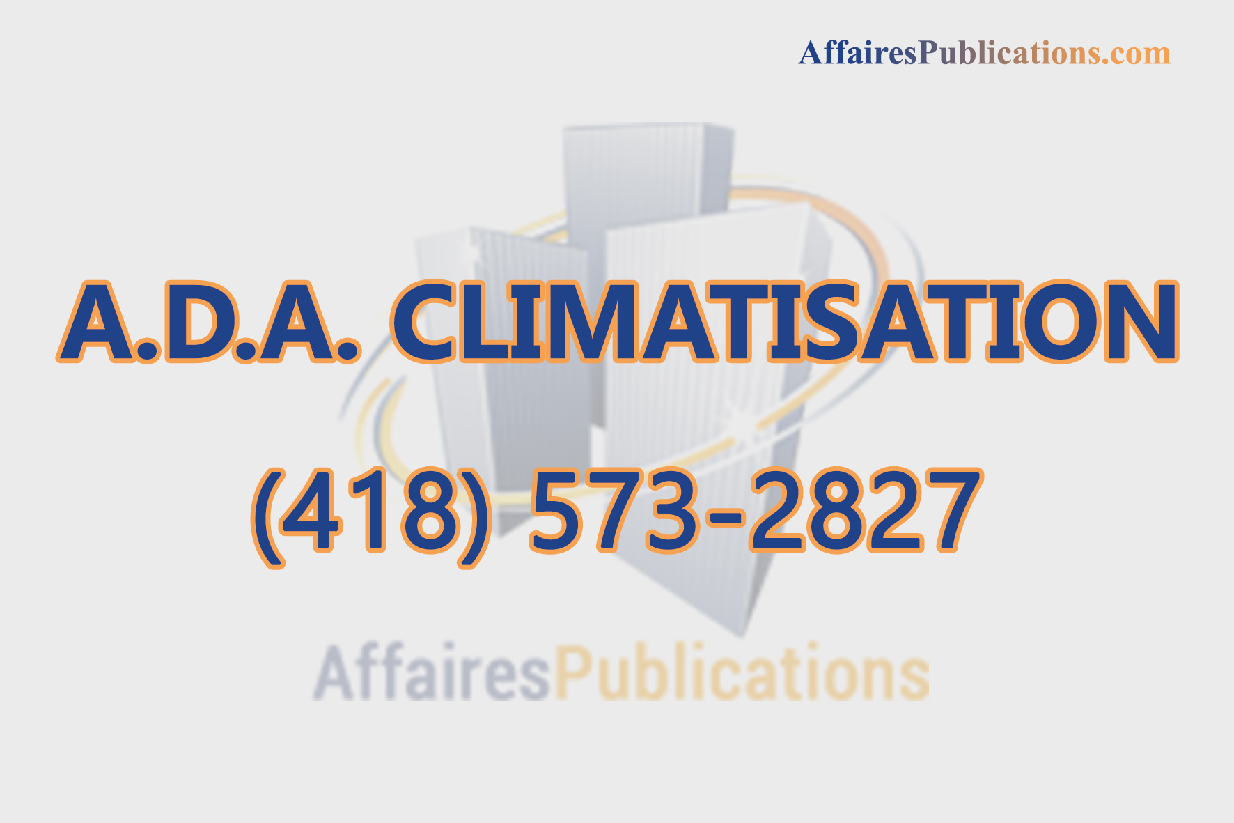 A.D.A. CLIMATISATION INC