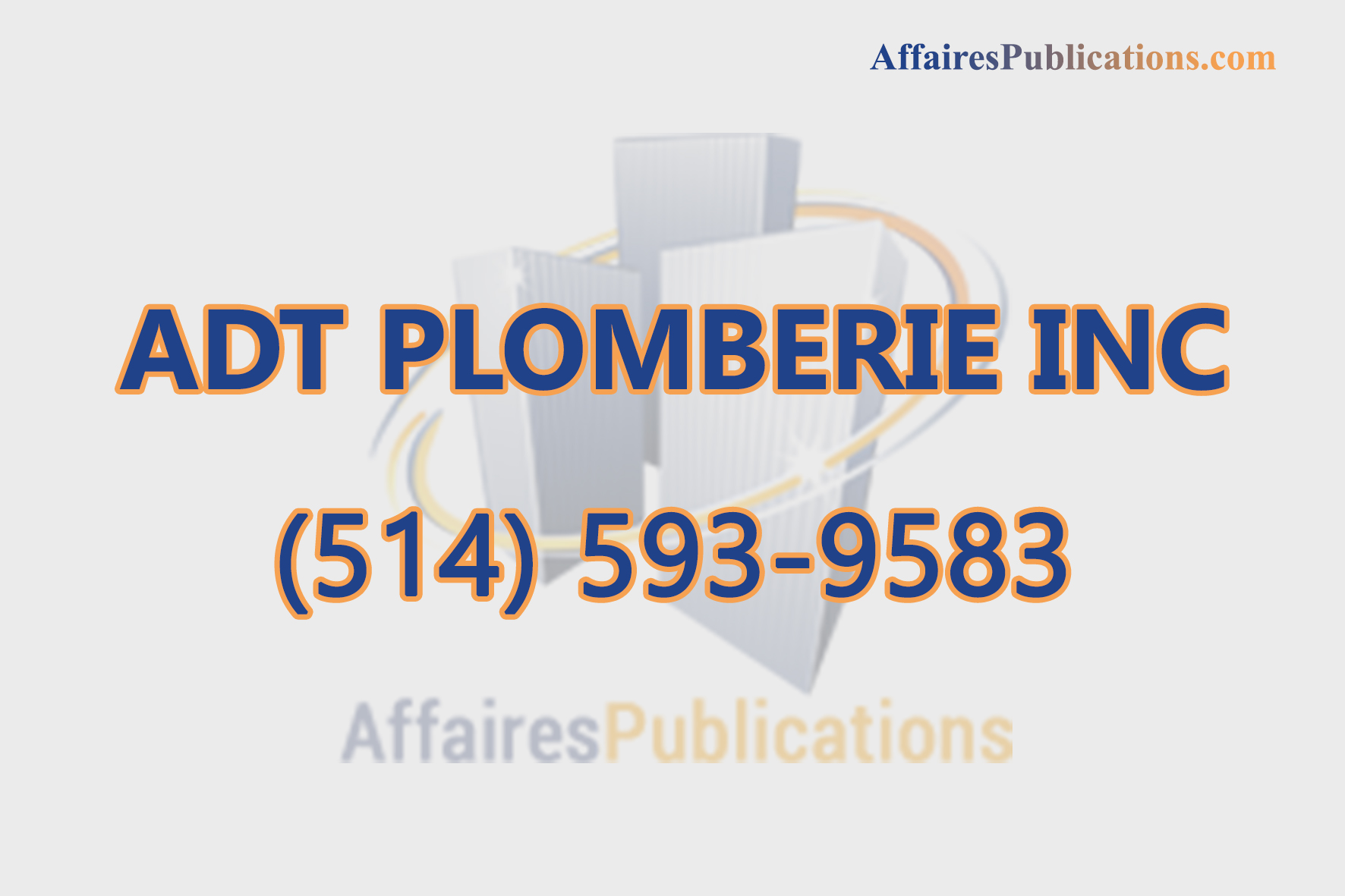 ADT PLOMBERIE INC
