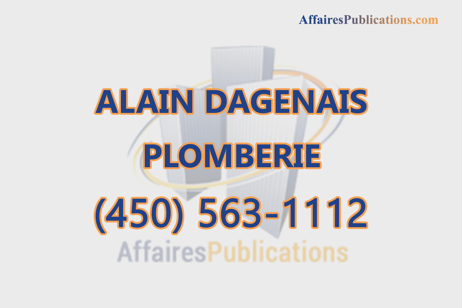 ALAIN DAGENAIS PLOMBERIE