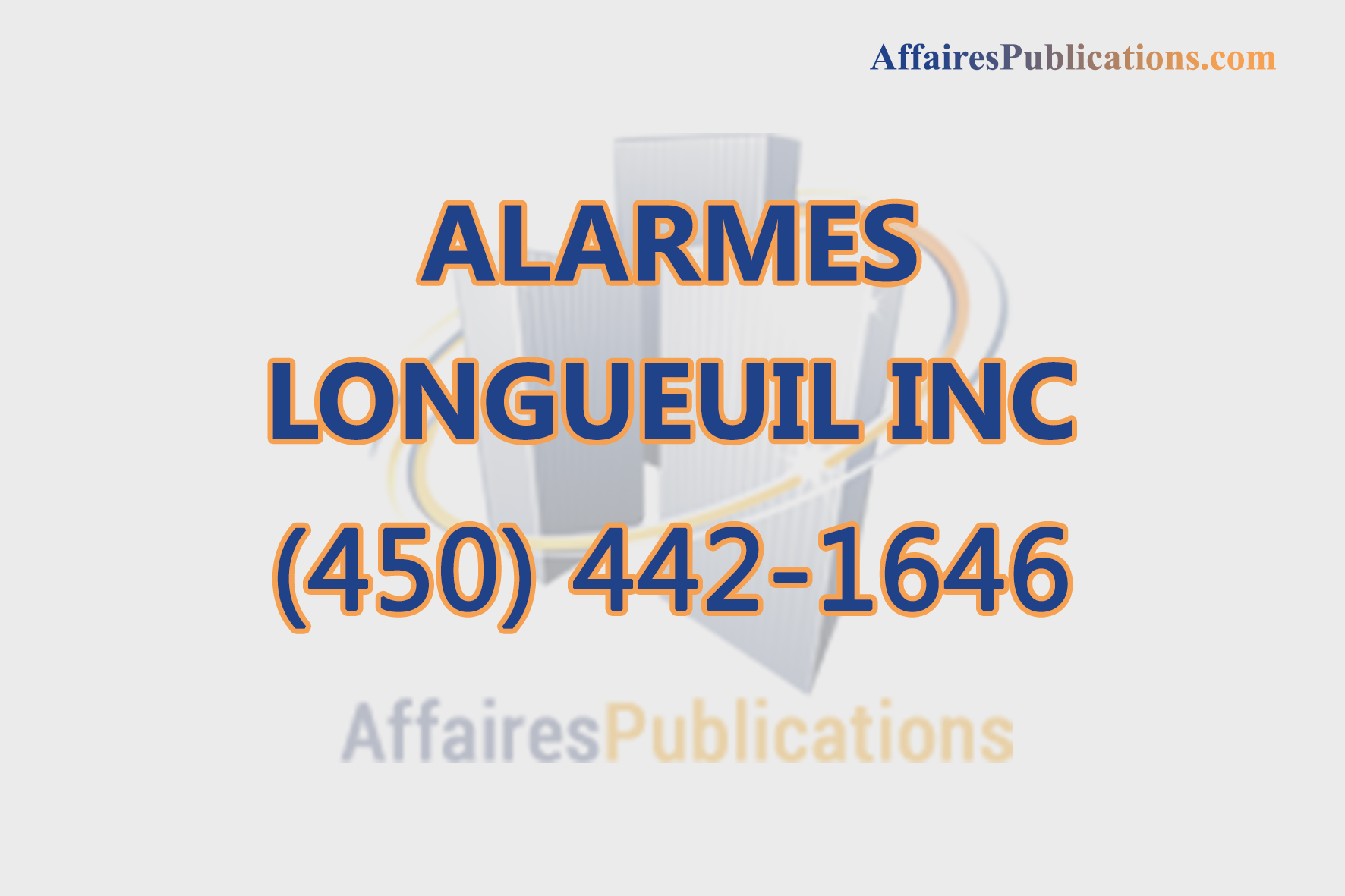 ALARMES LONGUEUIL INC