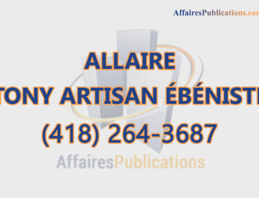 ALLAIRE TONY ARTISAN ÉBÉNISTE