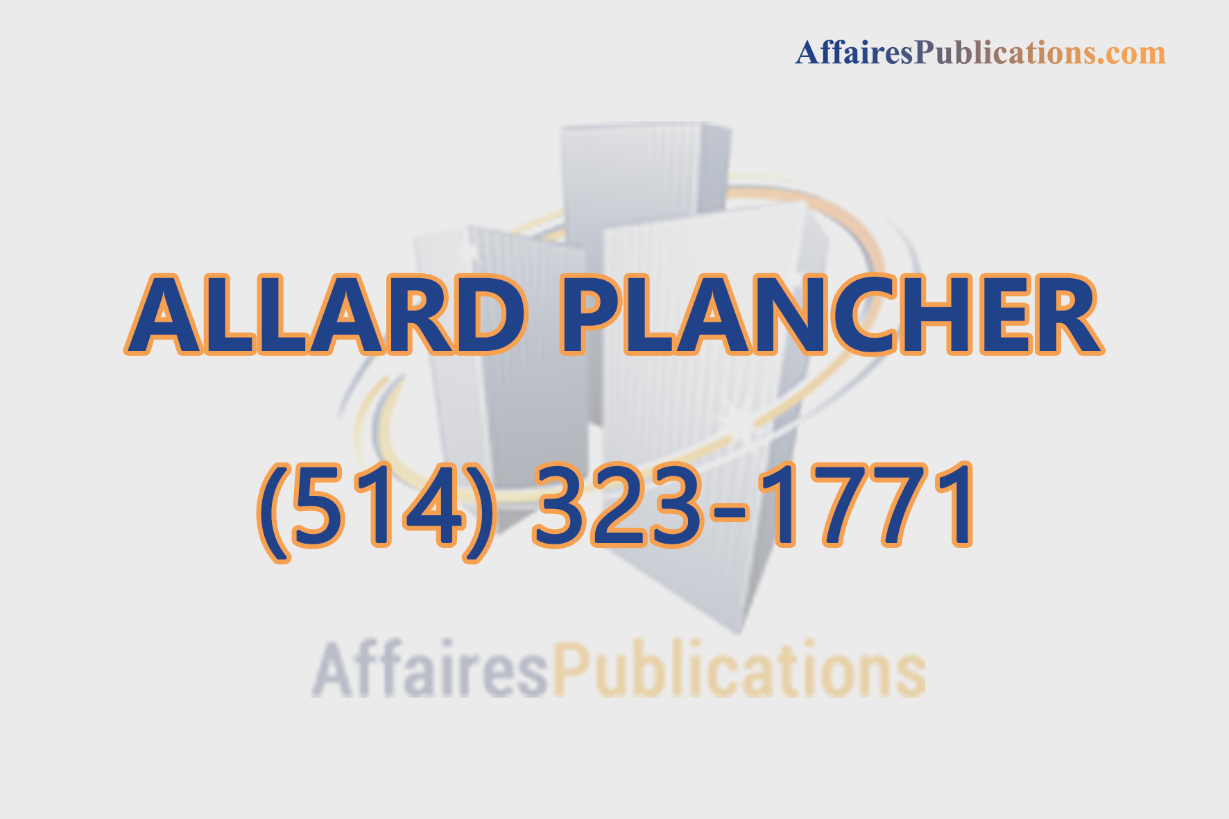 ALLARD PLANCHER