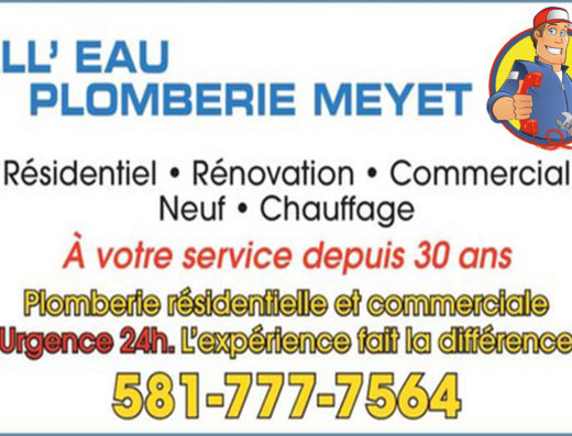 ALL&rsquo;EAU PLOMBERIE INC