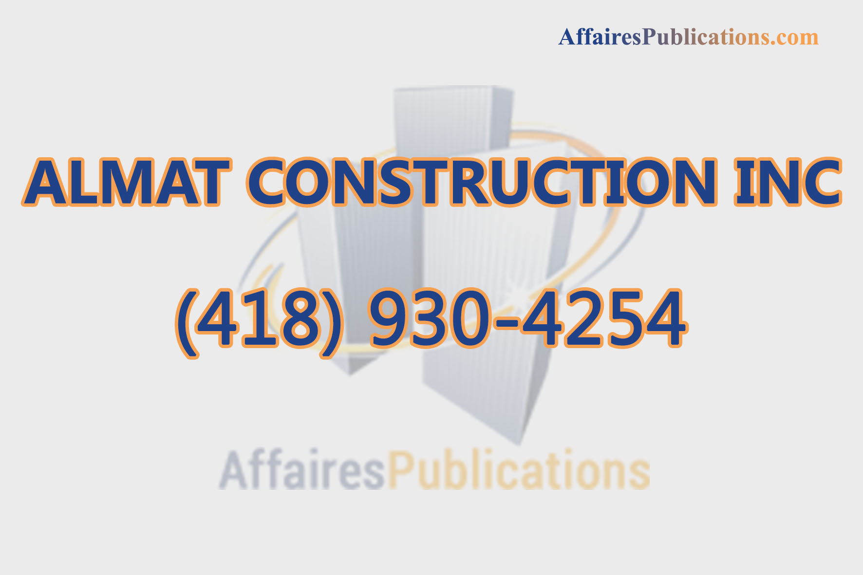 ALMAT CONSTRUCTION INC