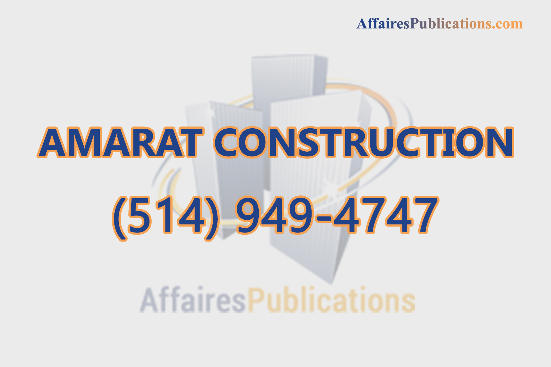 AMARAT CONSTRUCTION INC