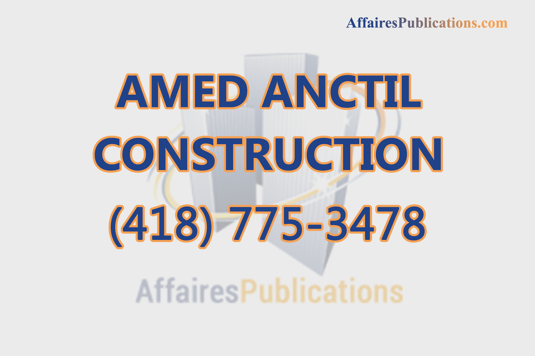 AMED ANCTIL CONSTRUCTION