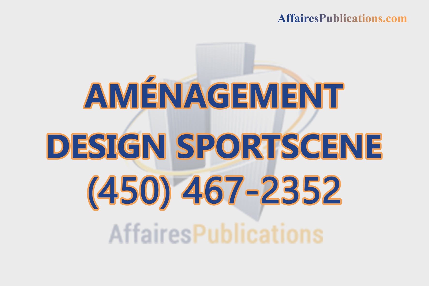 AMÉNAGEMENT ET DESIGN SPORTSCENE