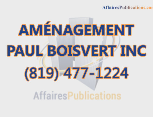 AMÉNAGEMENT PAUL BOISVERT INC