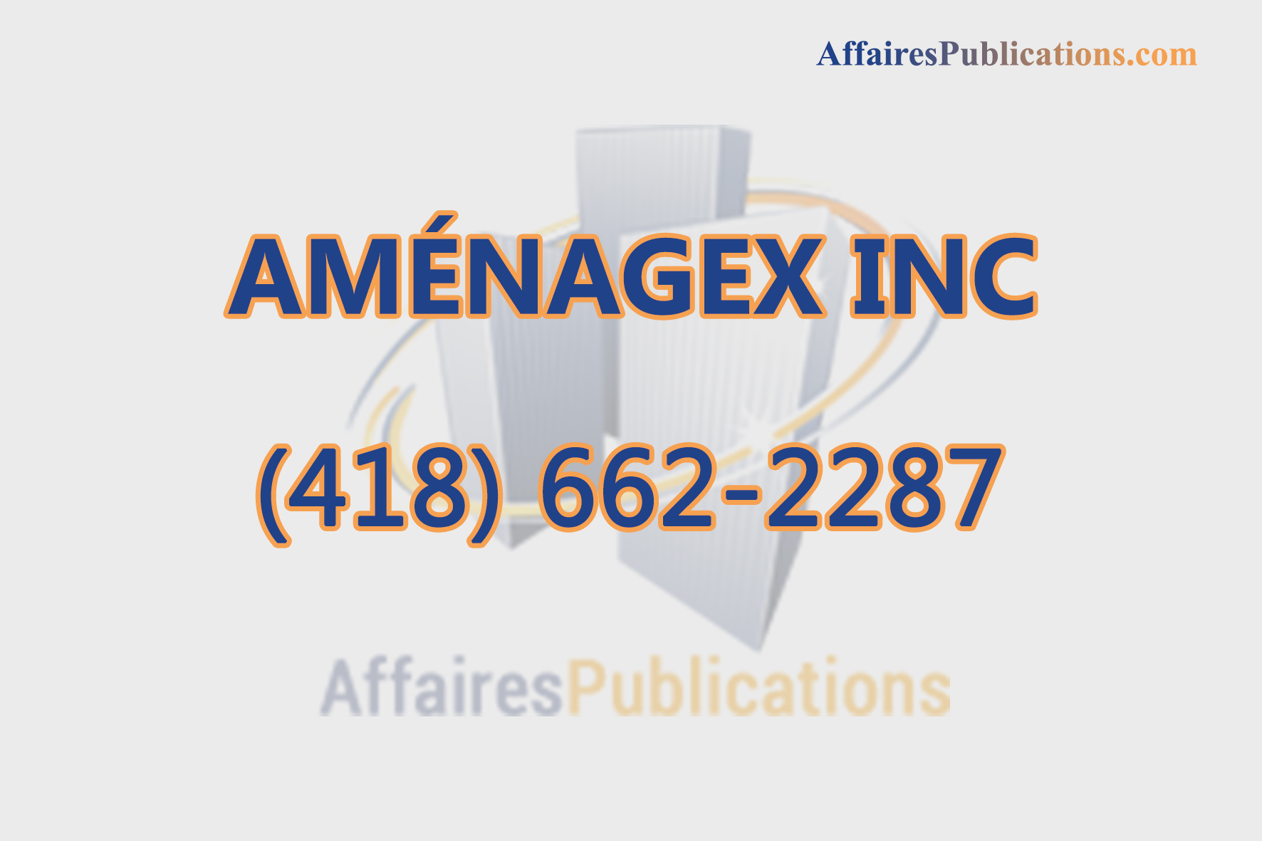 AMÉNAGEX INC