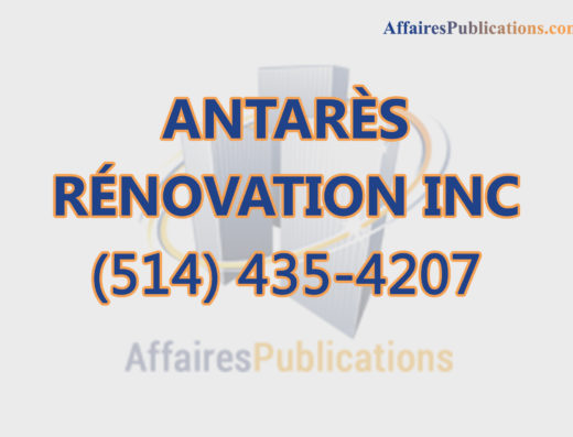 ANTARÈS RÉNOVATION INC