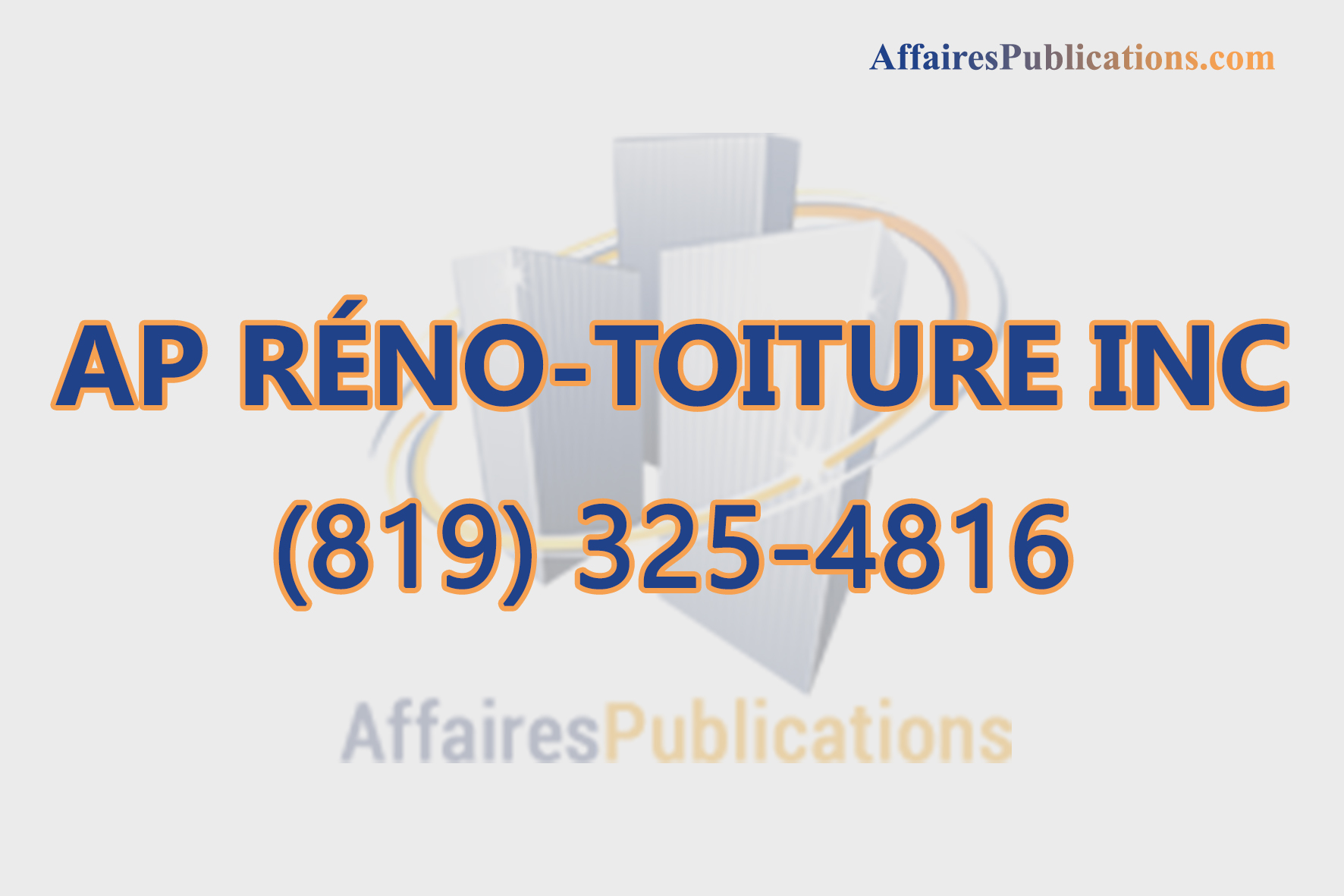 AP RÉNO-TOITURE INC