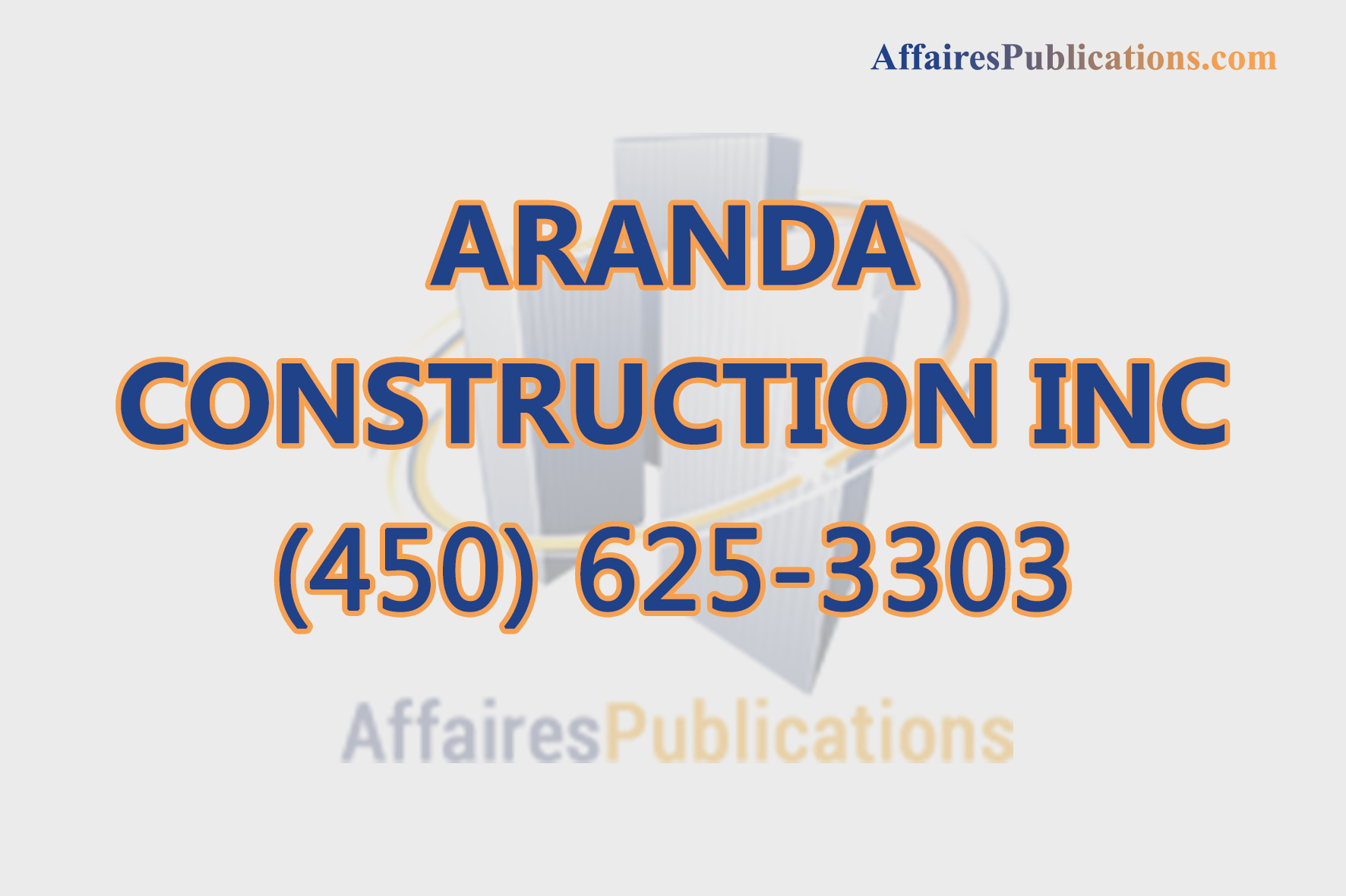 ARANDA CONSTRUCTION INC