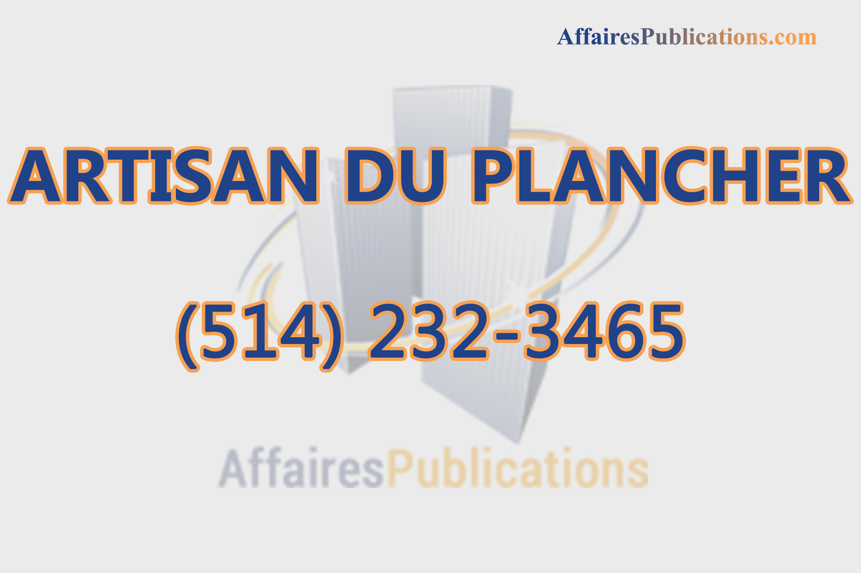ARTISAN DU PLANCHER