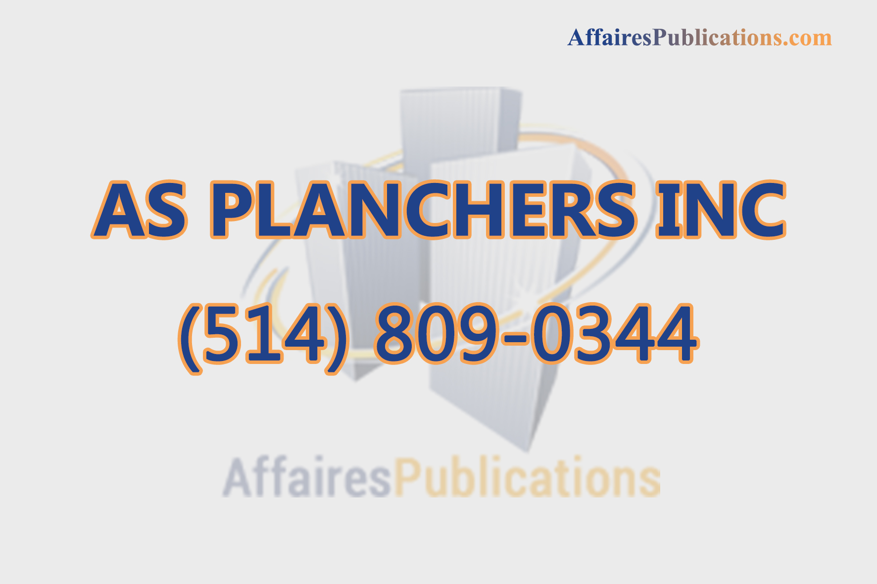 AS PLANCHERS INC