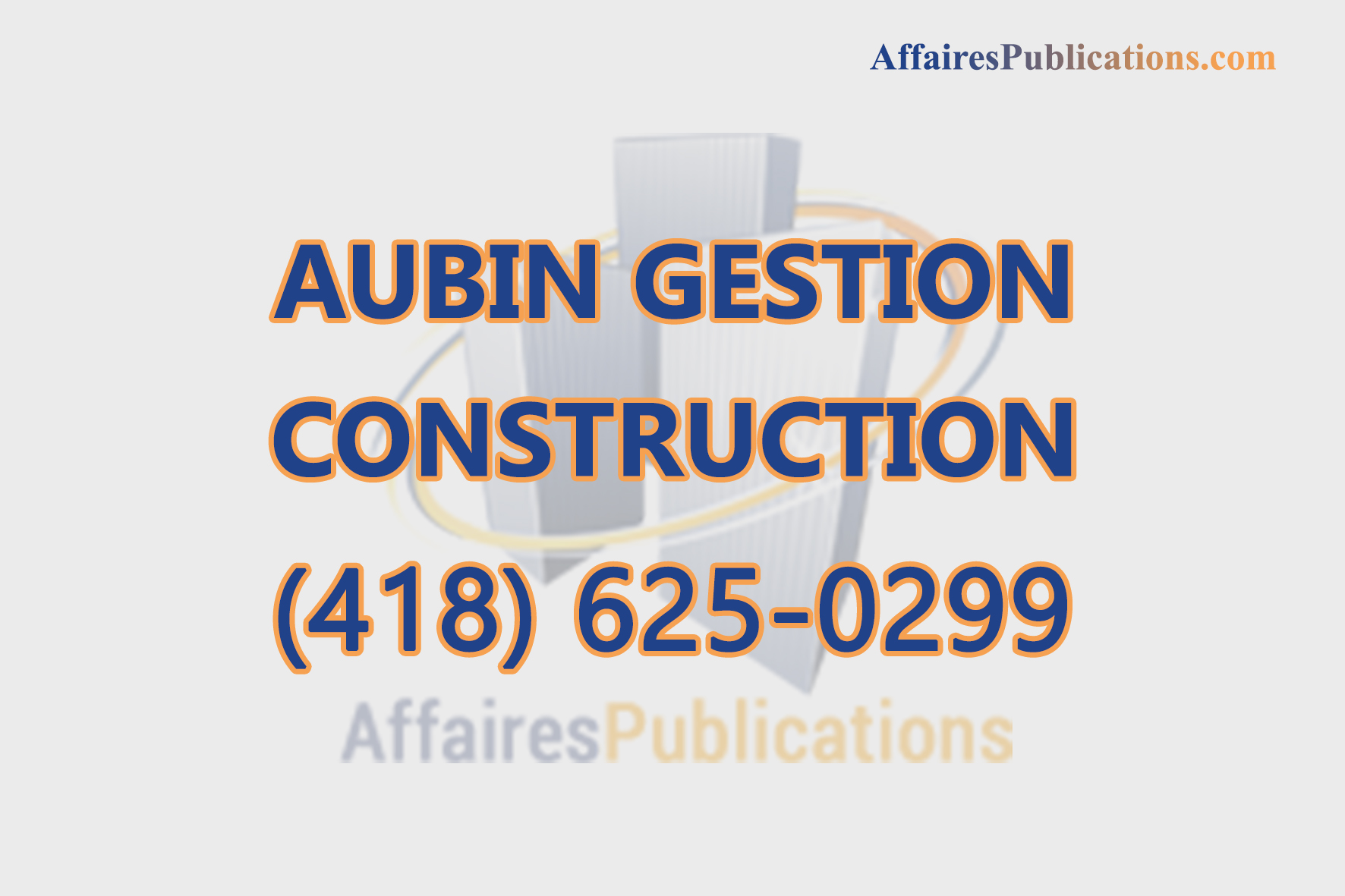AUBIN GESTION CONSTRUCTION