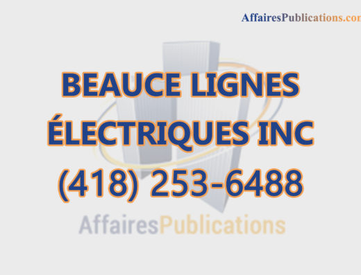 BEAUCE LIGNES ÉLECTRIQUES