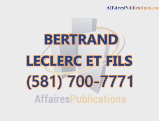 BERTRAND LECLERC ET FILS