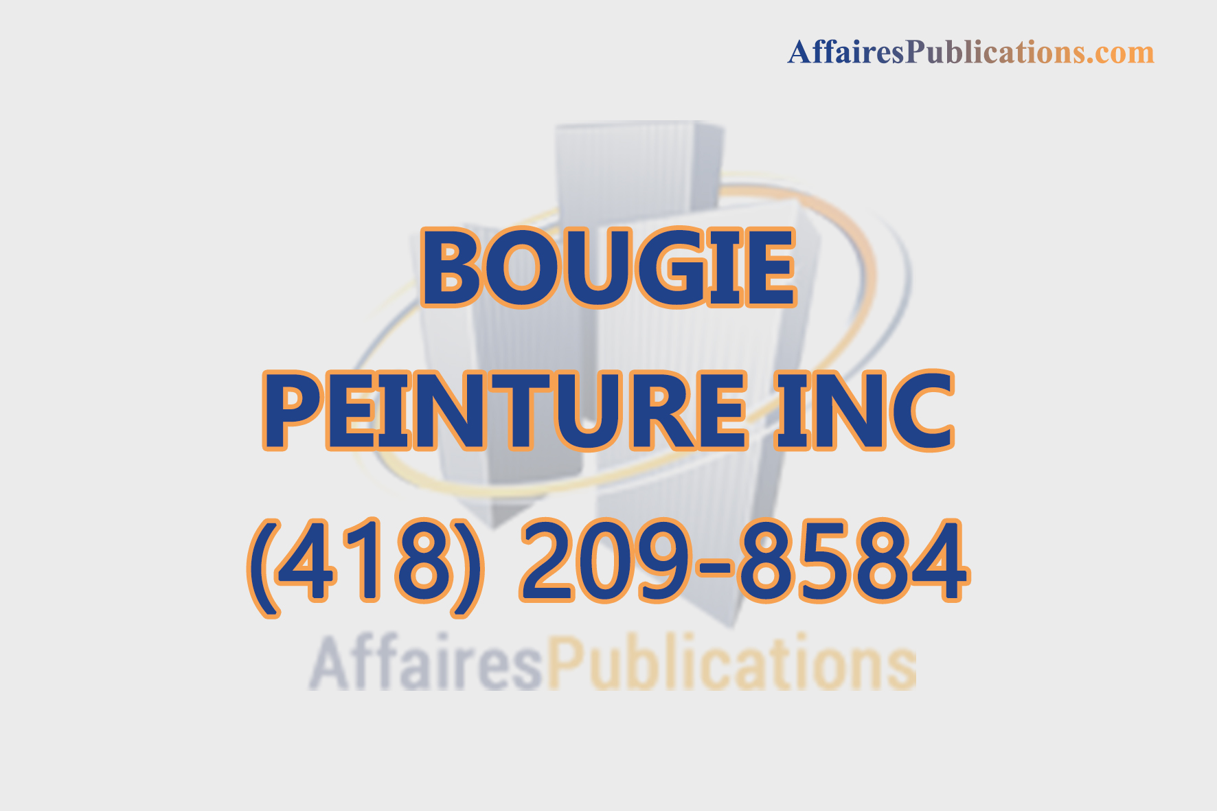 BOUGIE PEINTURE INC