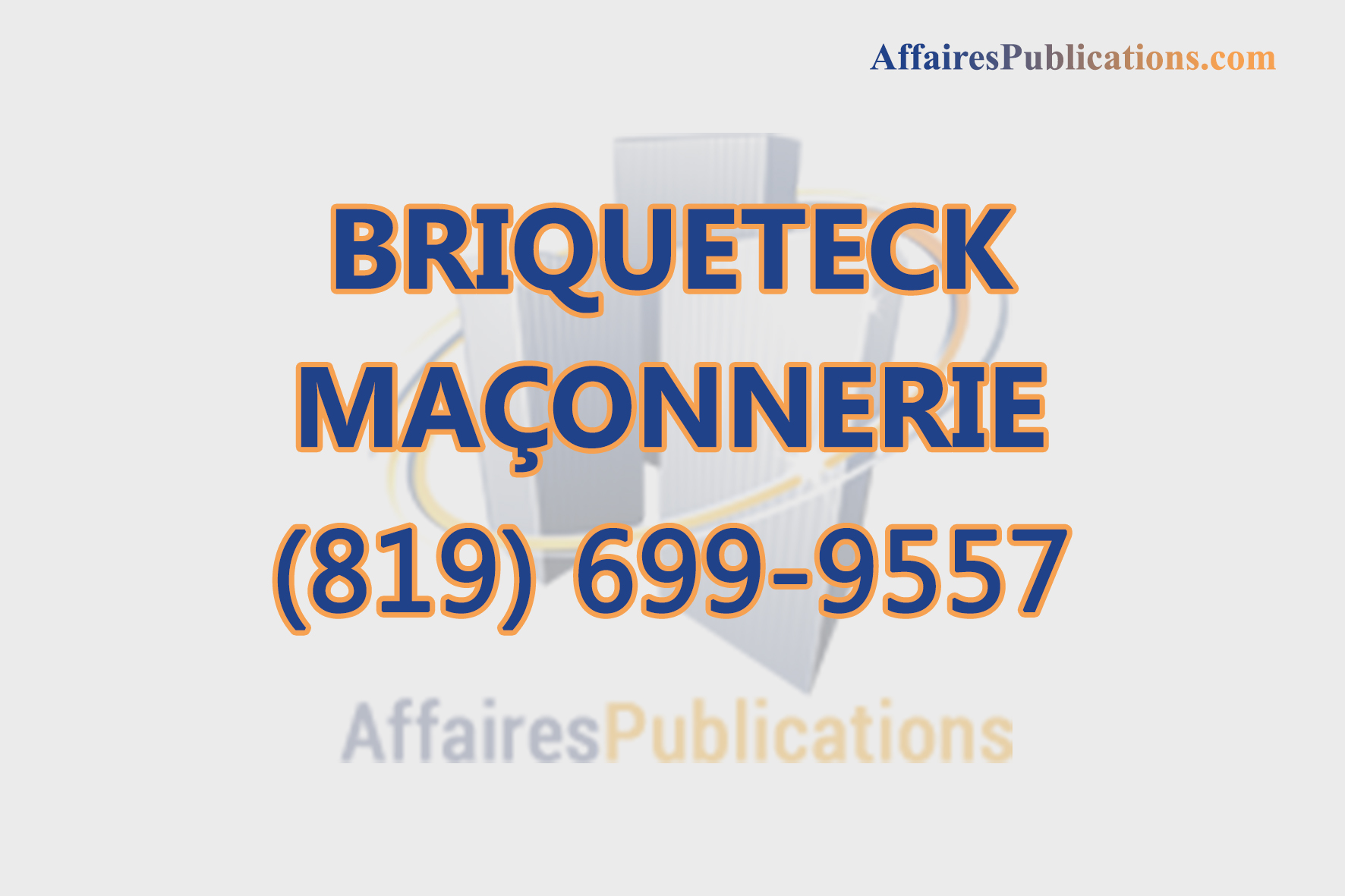 BRIQUETECK MAÇONNERIE