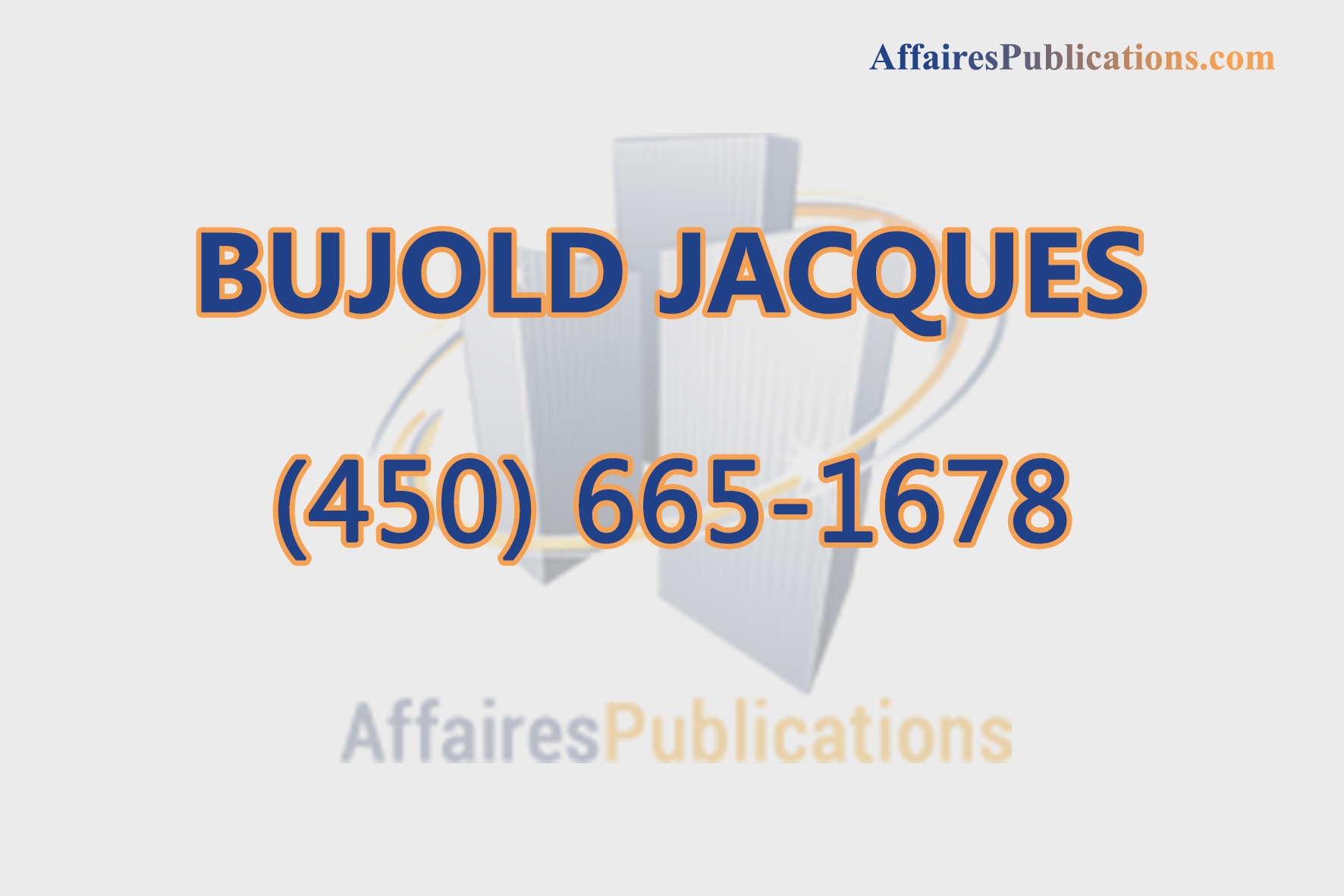 BUJOLD JACQUES