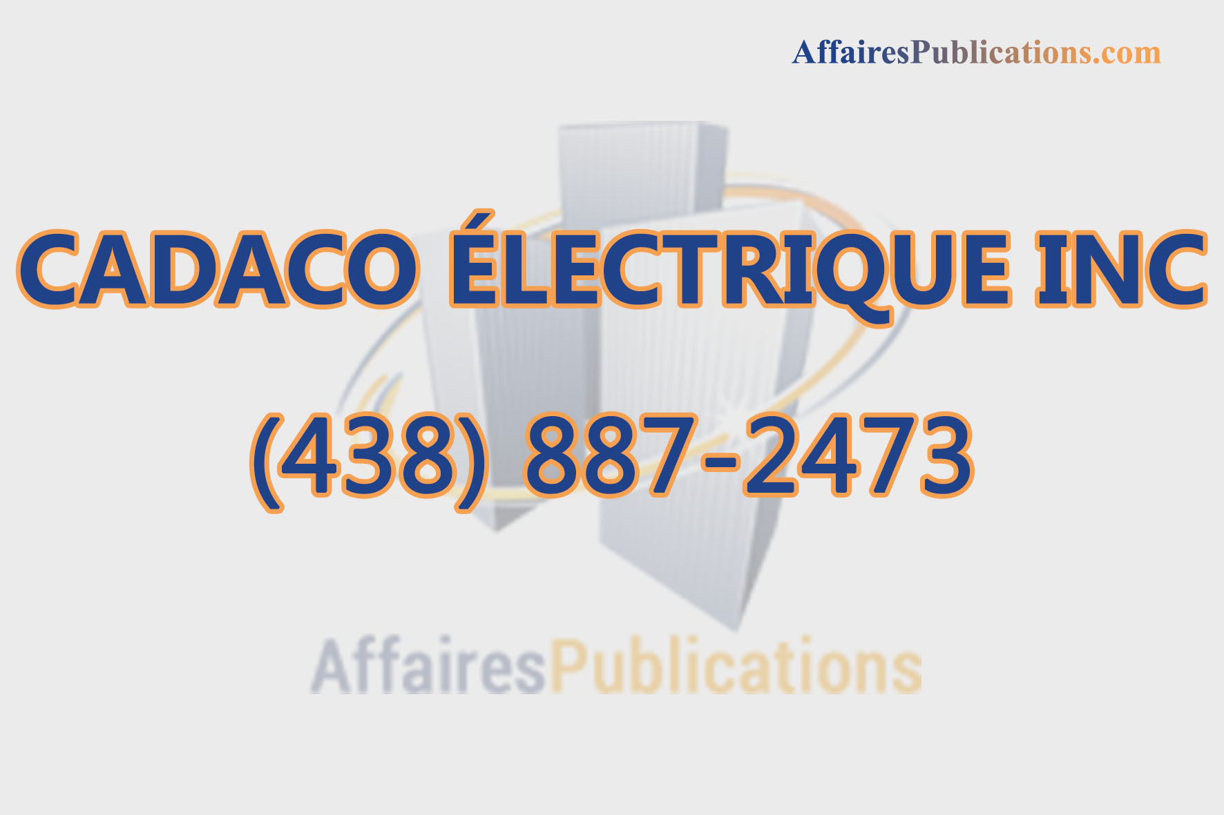 CADACO ÉLECTRIQUE INC