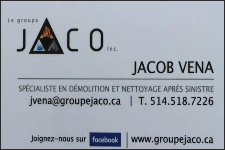GROUPE JACO NETTOYAGE & RESTAURATION APRÈS SINISTRE