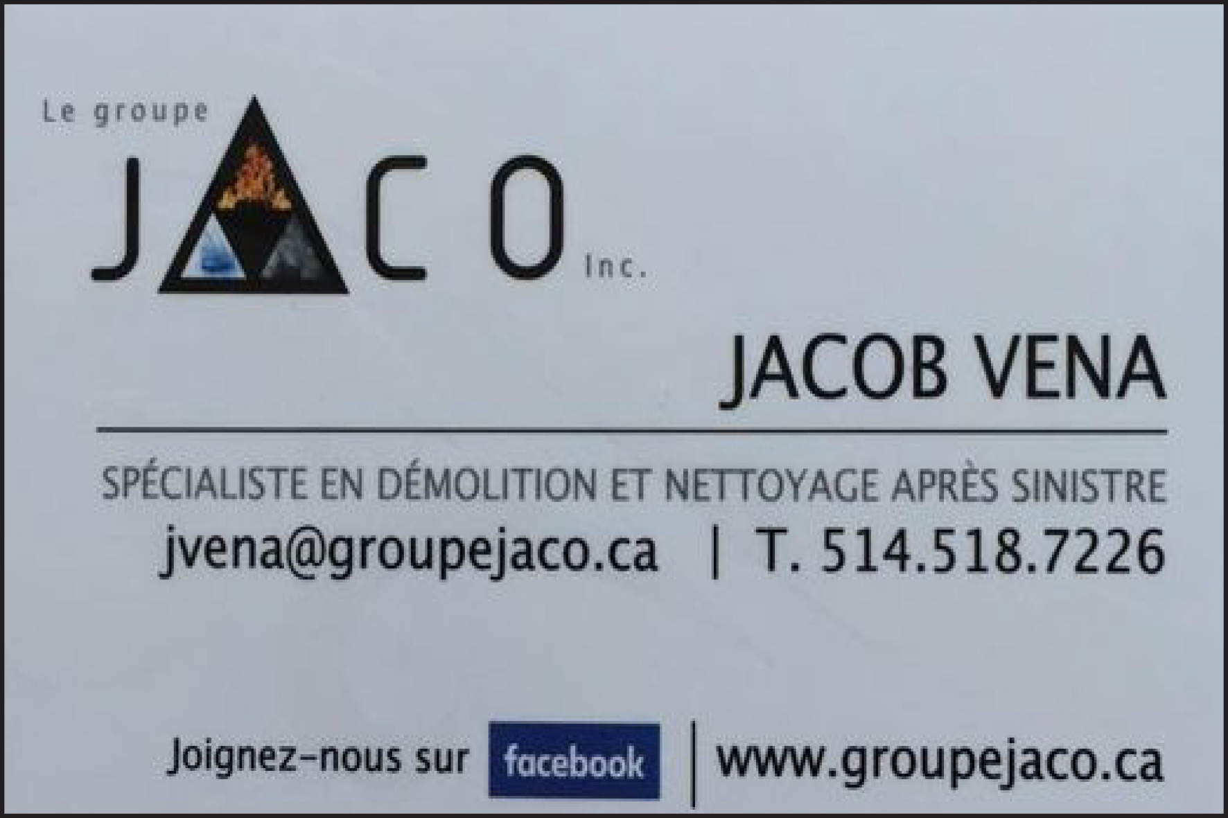 GROUPE JACO NETTOYAGE & RESTAURATION APRÈS SINISTRE