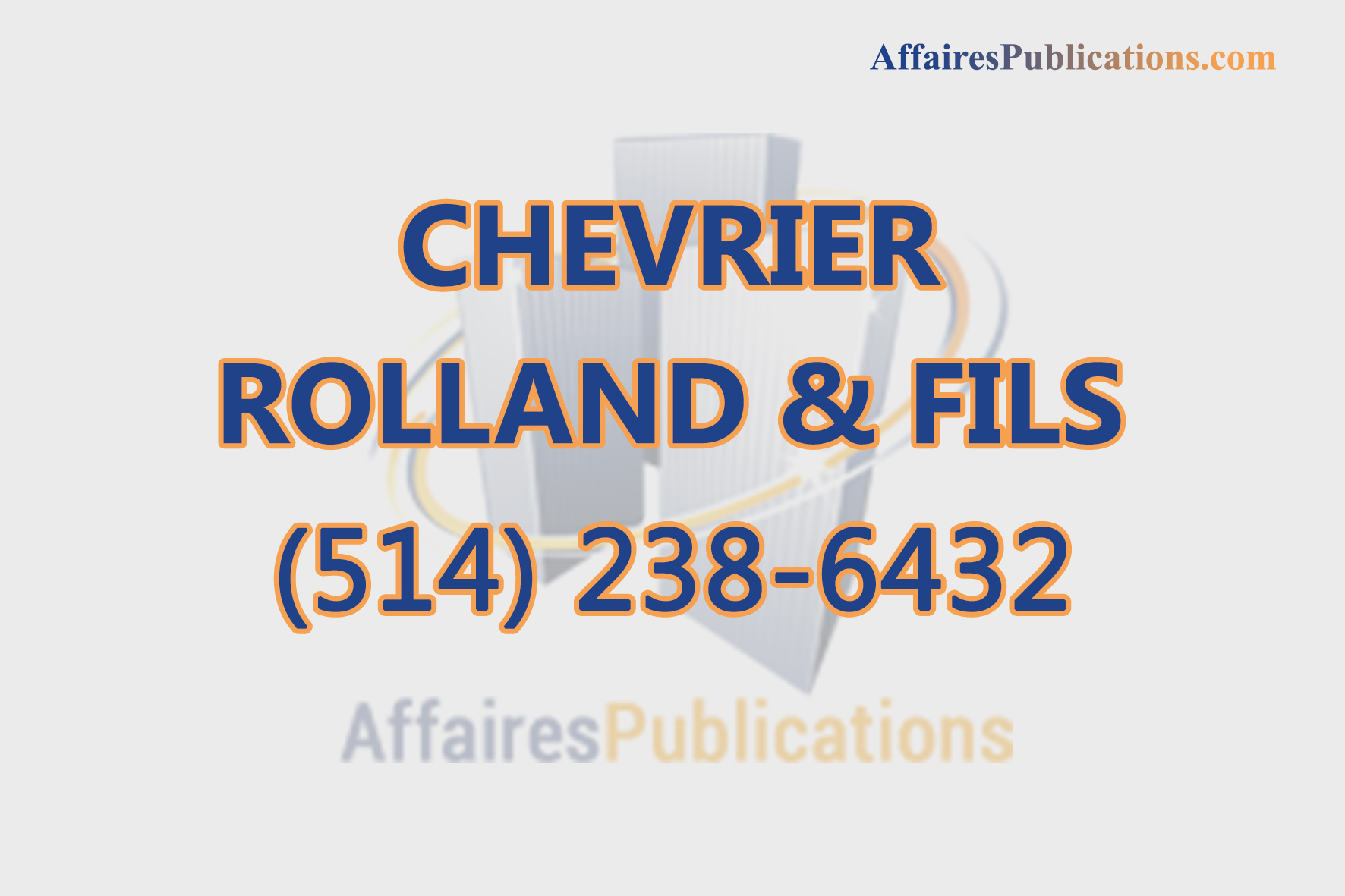 CHEVRIER ROLLAND & FILS
