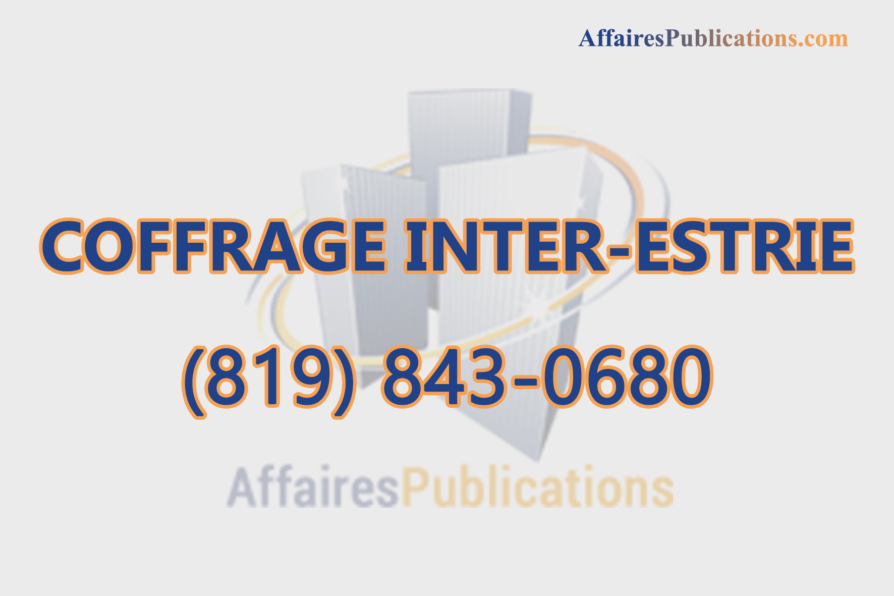COFFRAGE INTER-ESTRIE ENR