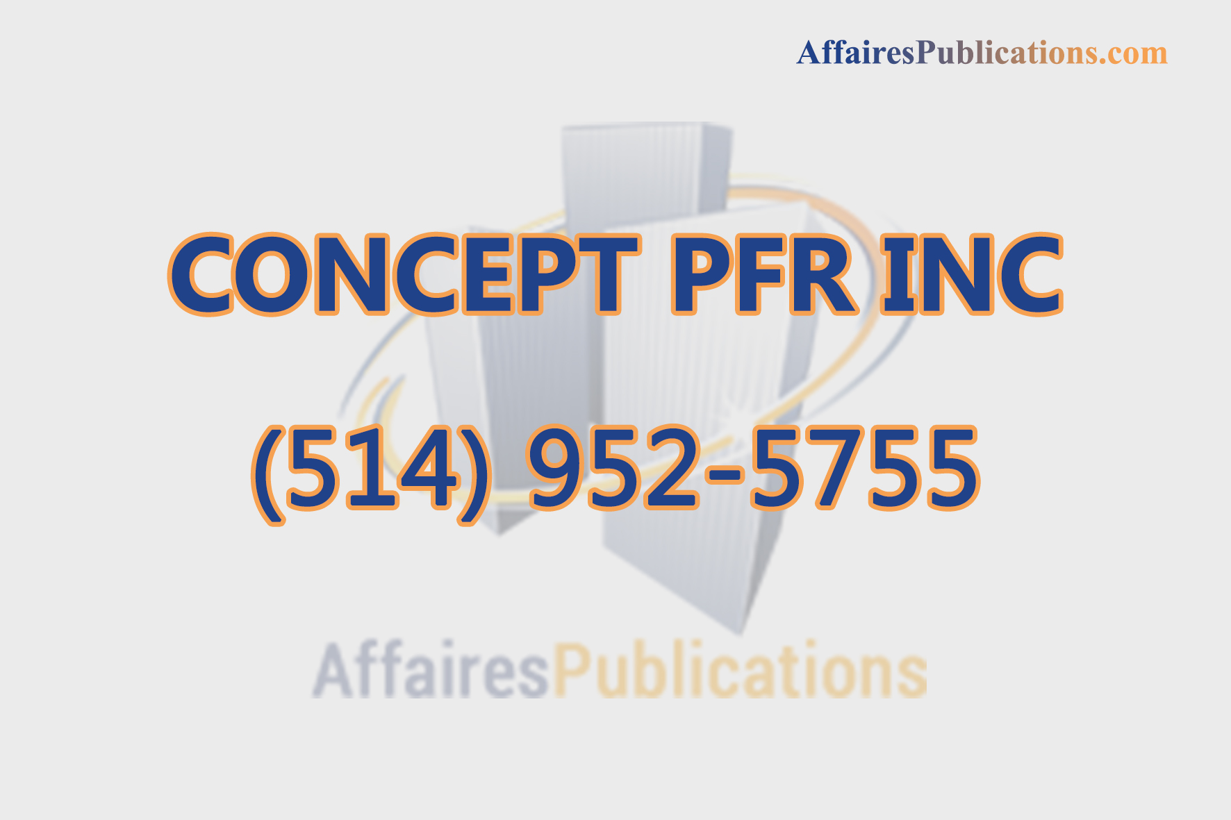 CONCEPT PFR INC