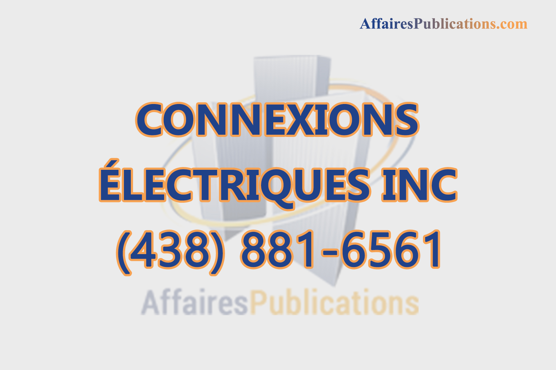 CONNEXIONS ÉLECTRIQUES INC