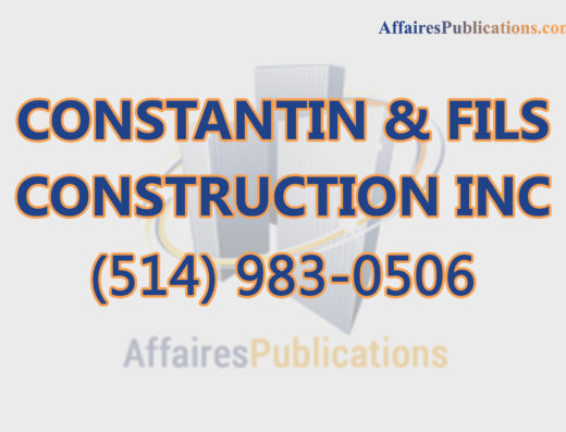 CONSTANTIN & FILS CONSTRUCTION