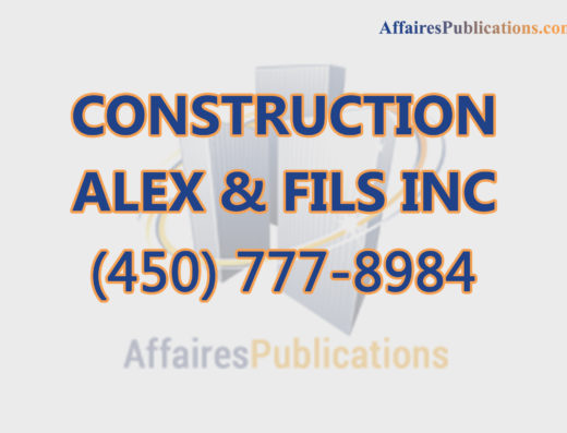 CONSTRUCTION ALEX & FILS INC