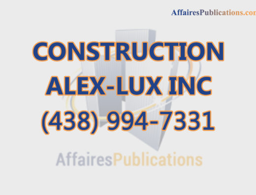 CONSTRUCTION ALEX-LUX INC
