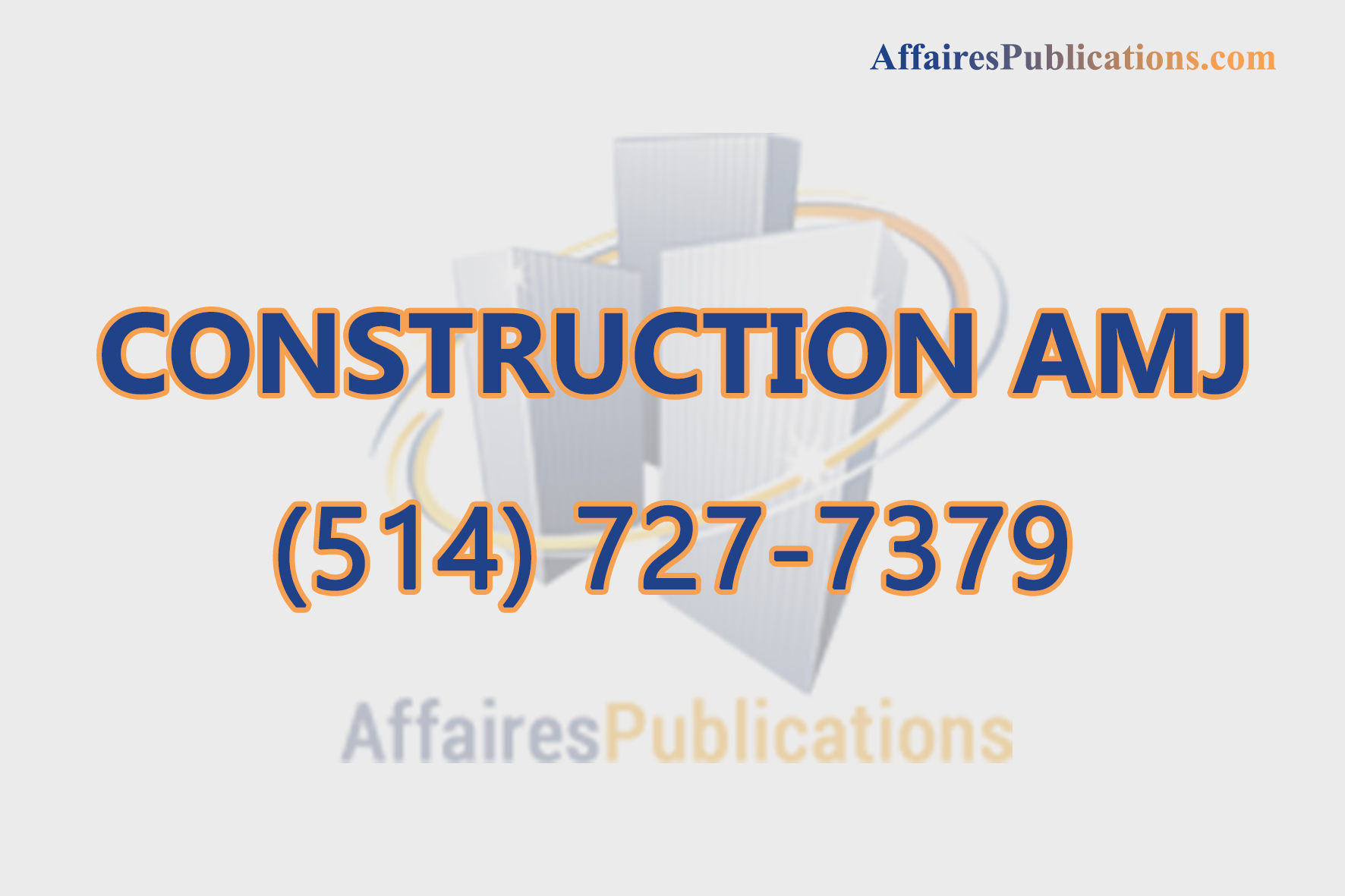 CONSTRUCTION AMJ
